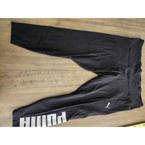 PUMA Pants Womens 3XL Black Leggings Training Casual Outdoor‎ Lounge Soft